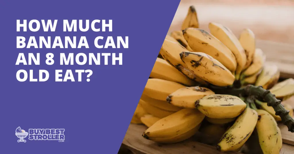 how much banana can a 8 month old eat?